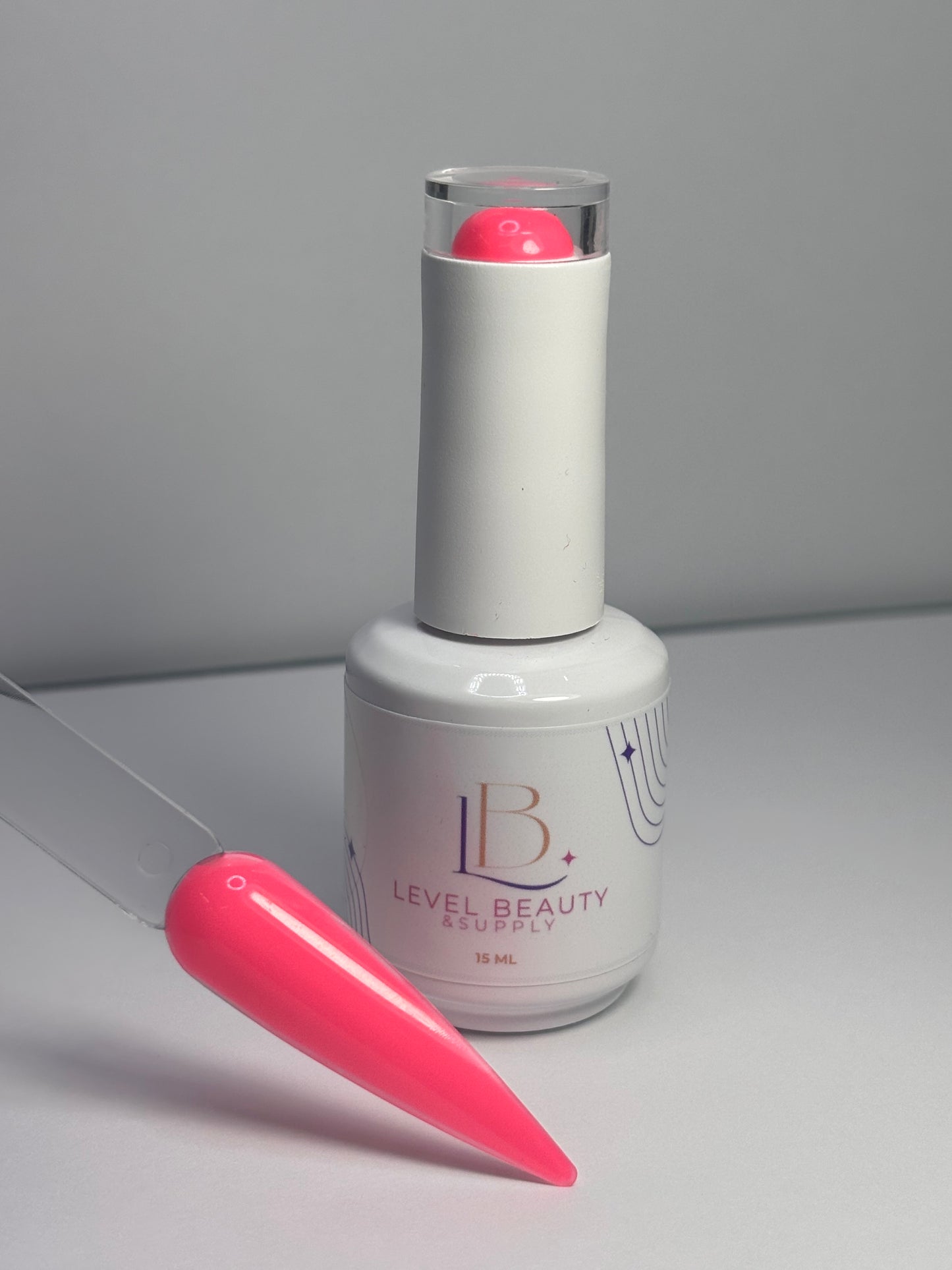 Neón coral 🪸 gel color 346