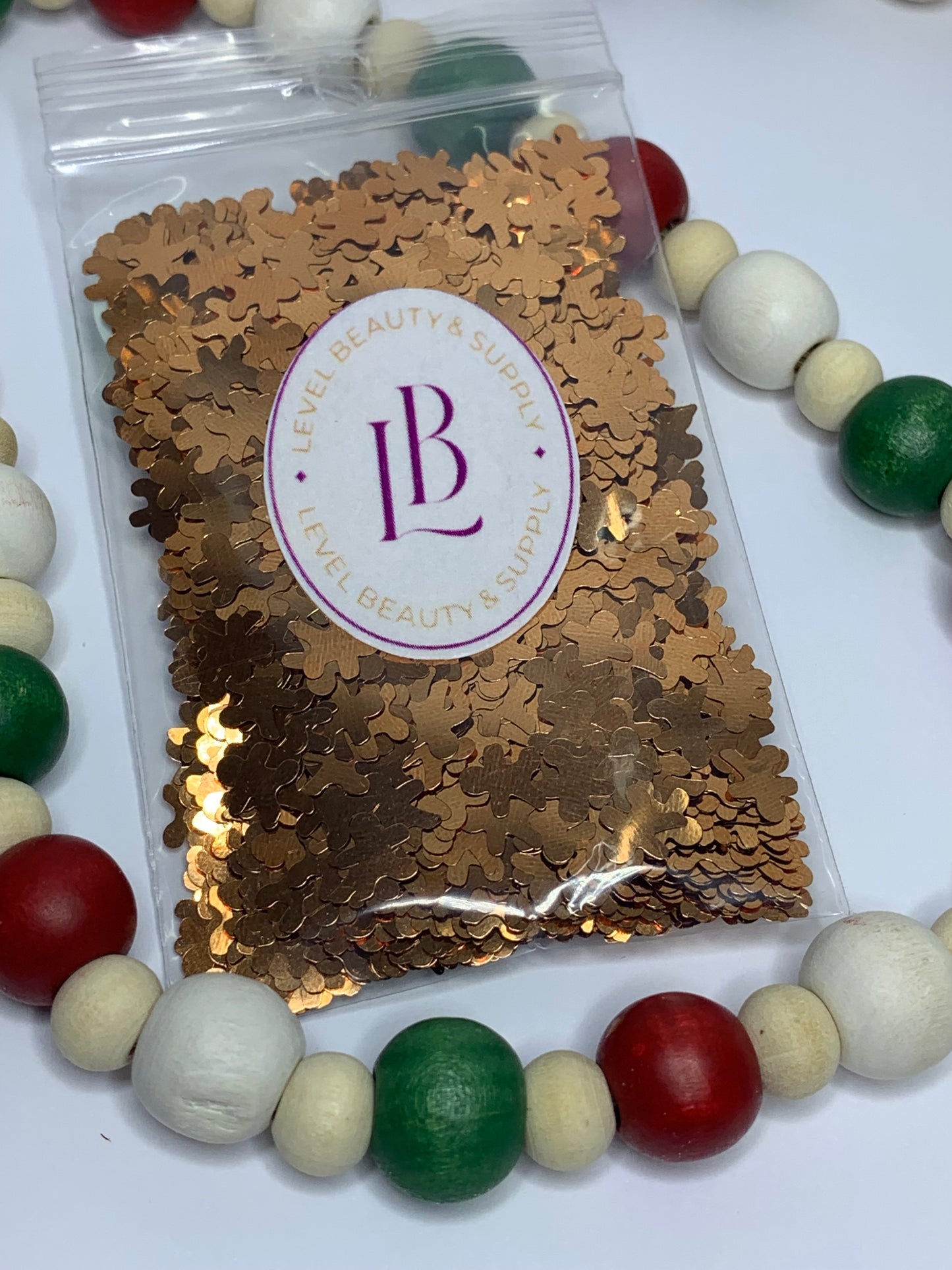 Ginger cookie confetti navidad