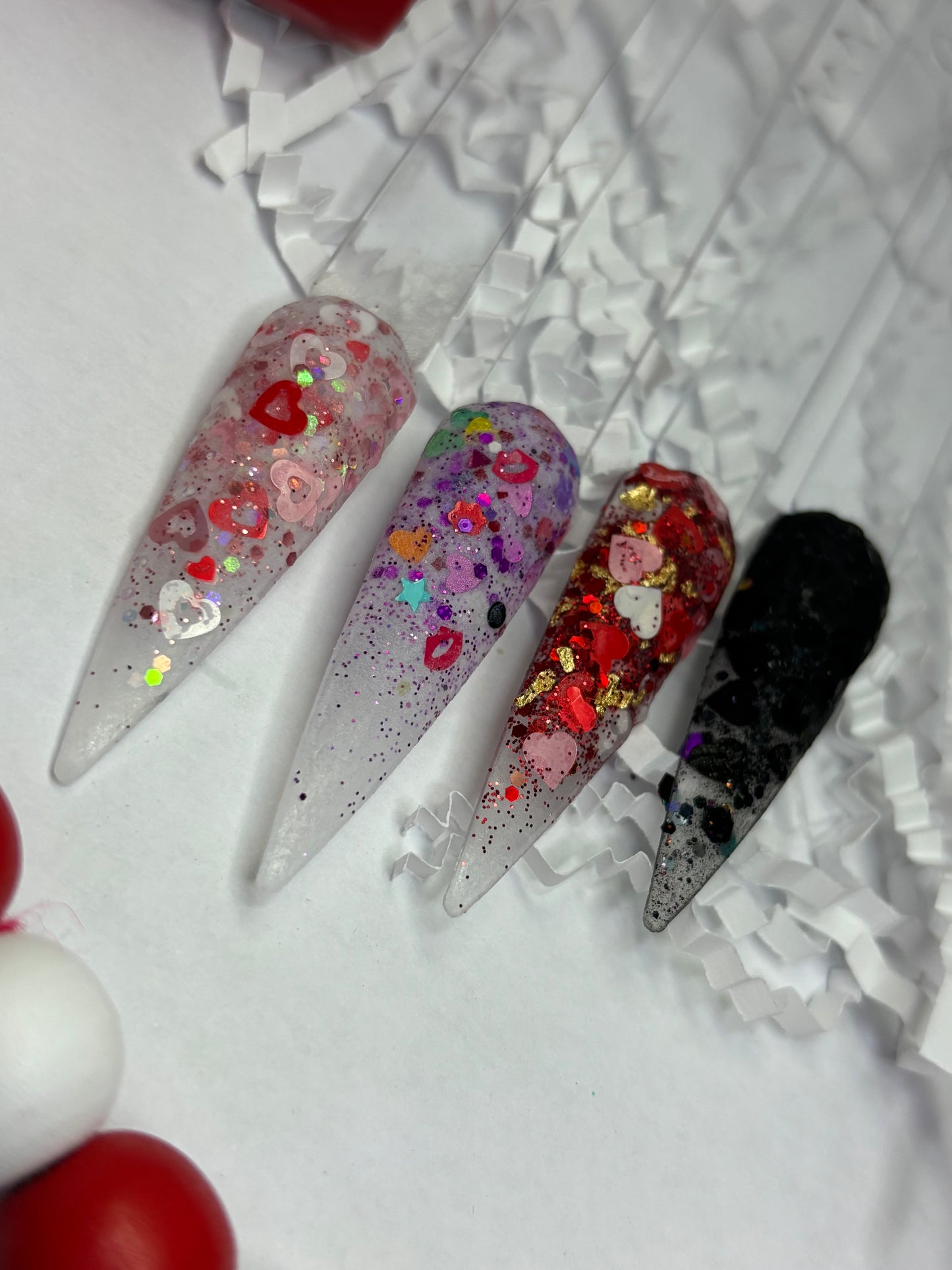 Glitter opal mix kisses 💋