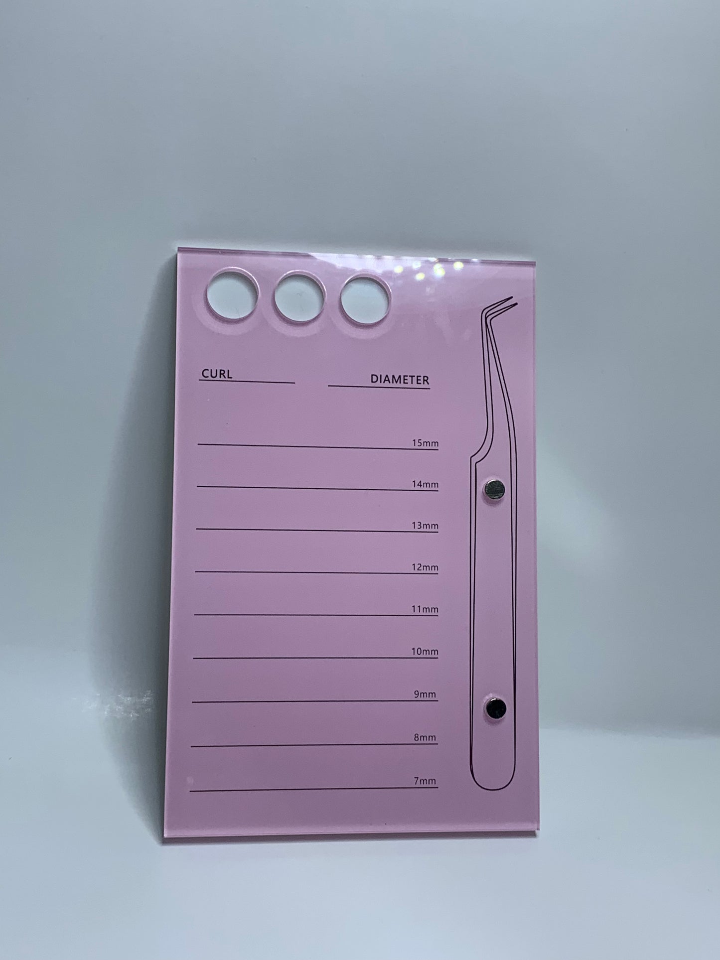 Lash pink plate