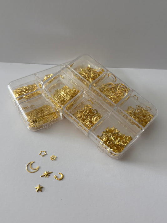 Set decorativo dorado