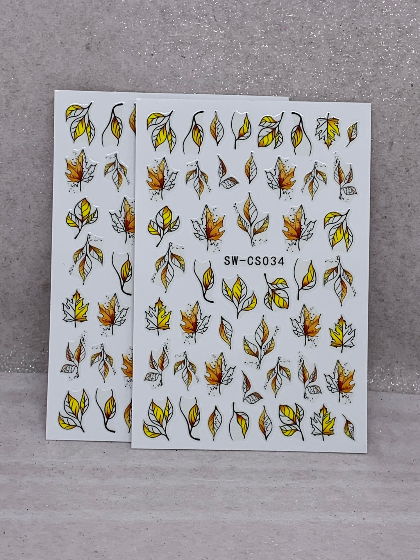 Yellow Autumn stickers