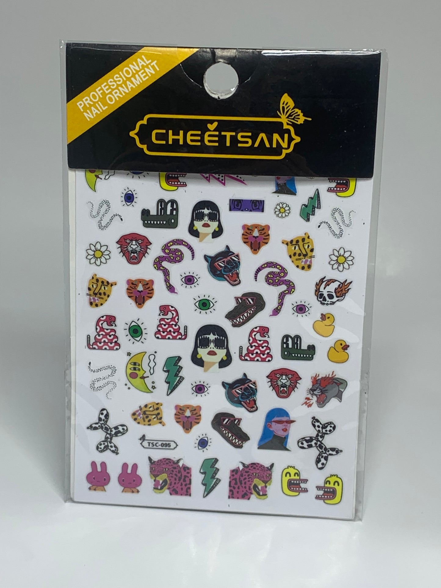 Cheetah pop stickers