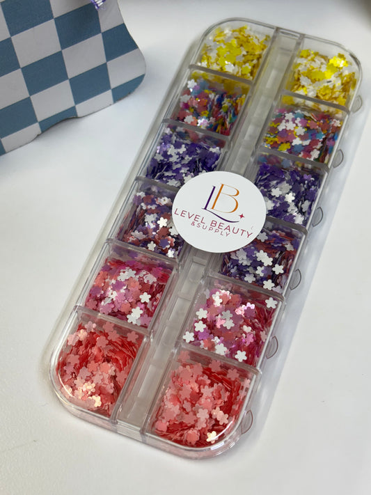 Flower Mix Nail Art color pastel