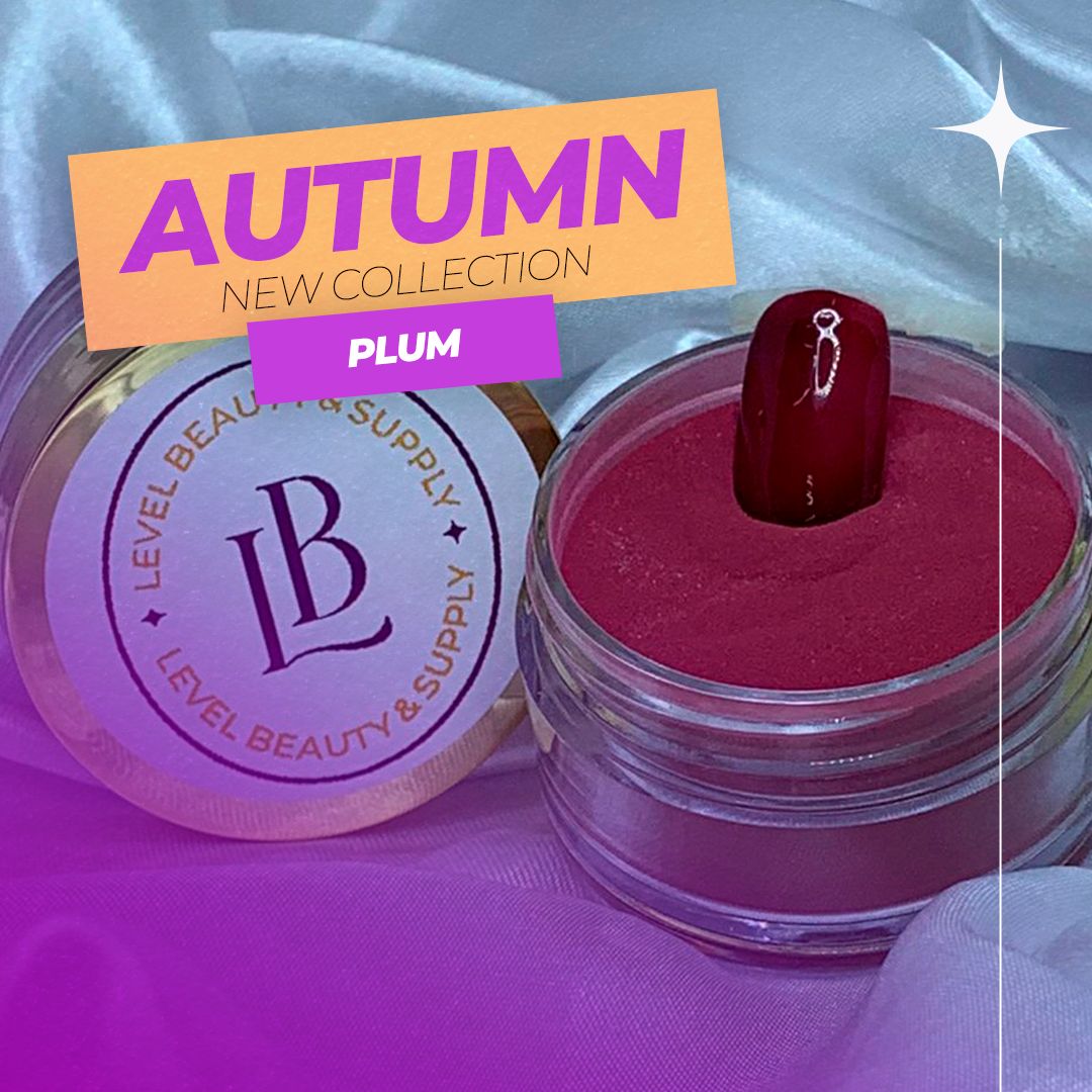 Plum acrylic powder